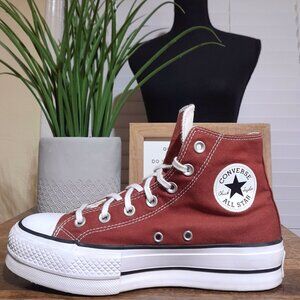 Converse All Star Rotten Apple/White Platform Lift Sneakers Women's 8
